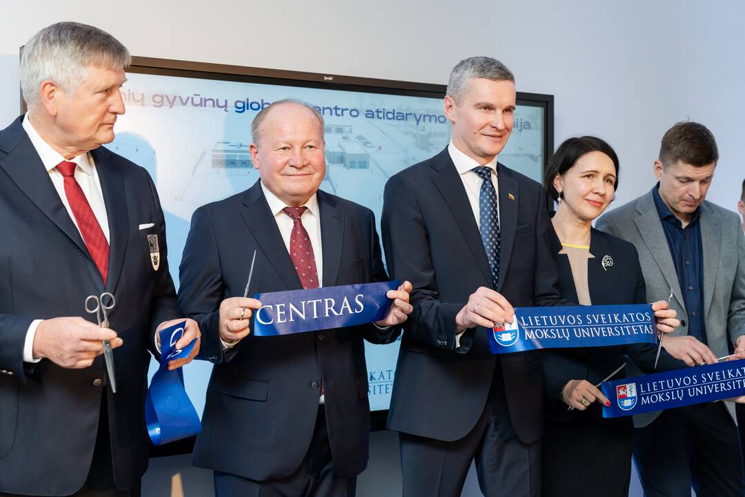 Laukinių gyvūnų globos centro atidarymas