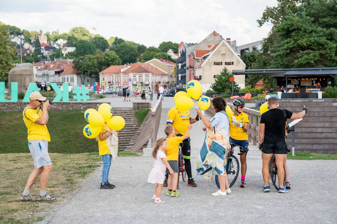 Žygio „Galiu daugiau, nei Tu manai“ dalyviai pasiekė Kauną