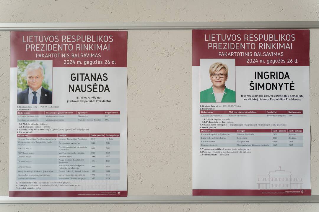 Kauniečiai renka prezidentą