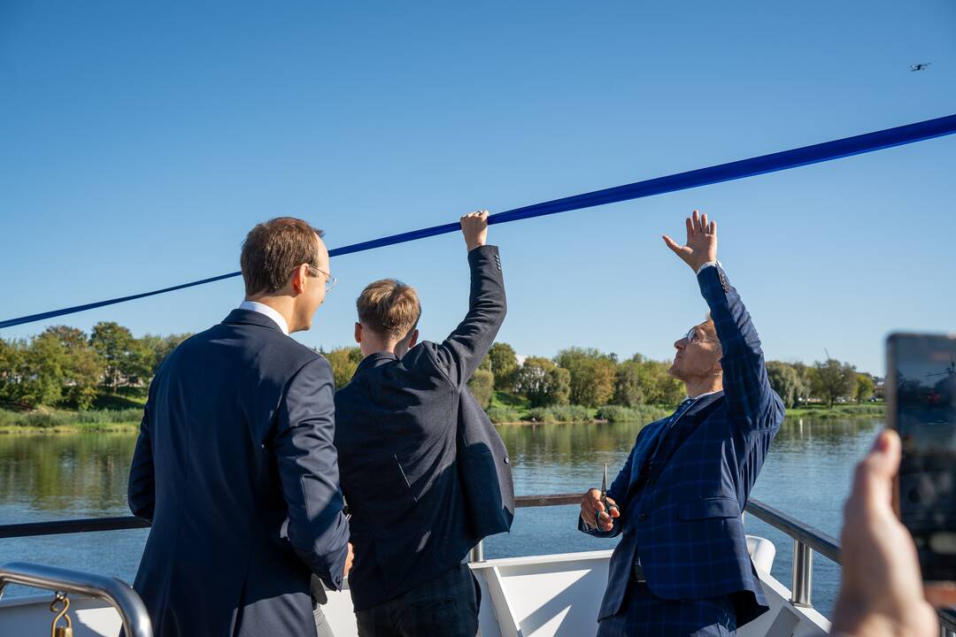 Ties Kaunu atidarytas vandens kelias Nemunu