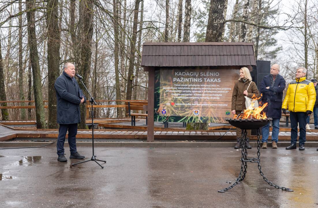 Kadagių slėnio pažintinio tako atidarymas 