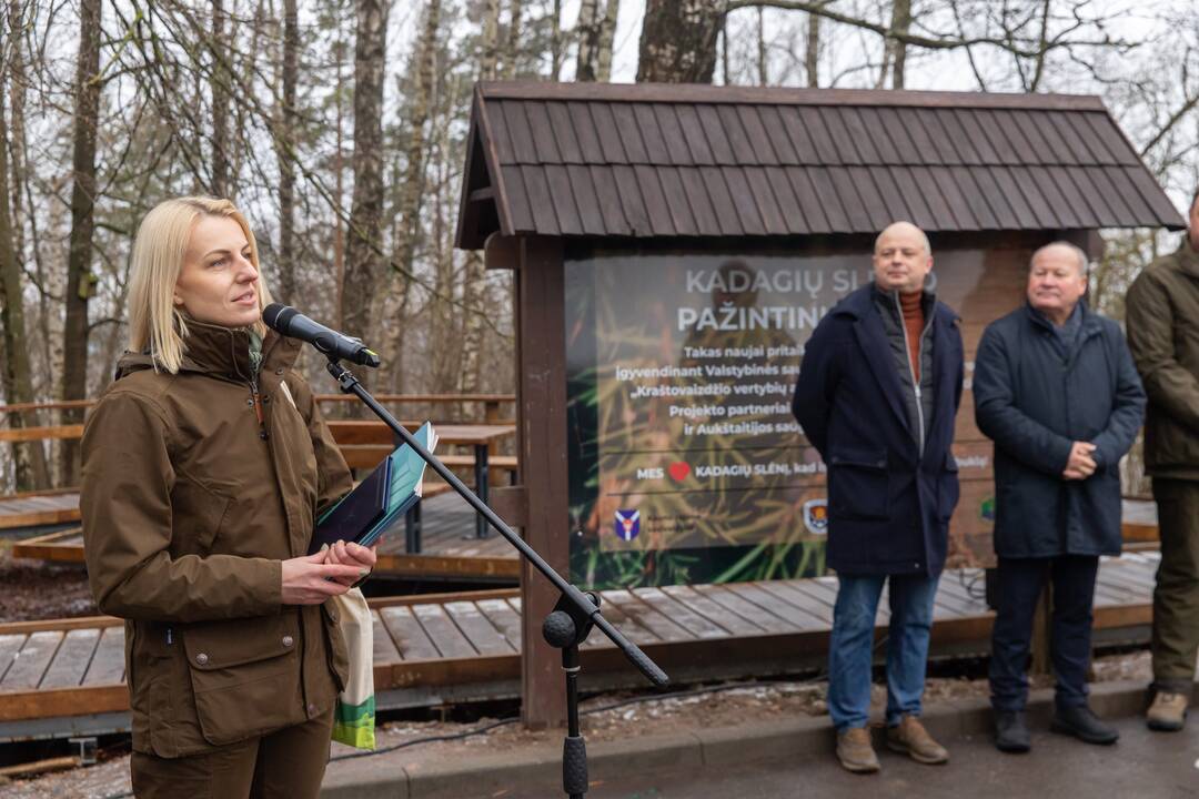 Kadagių slėnio pažintinio tako atidarymas 