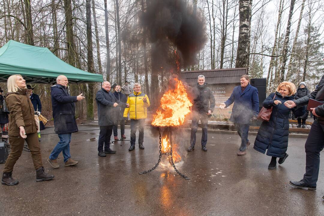 Kadagių slėnio pažintinio tako atidarymas 