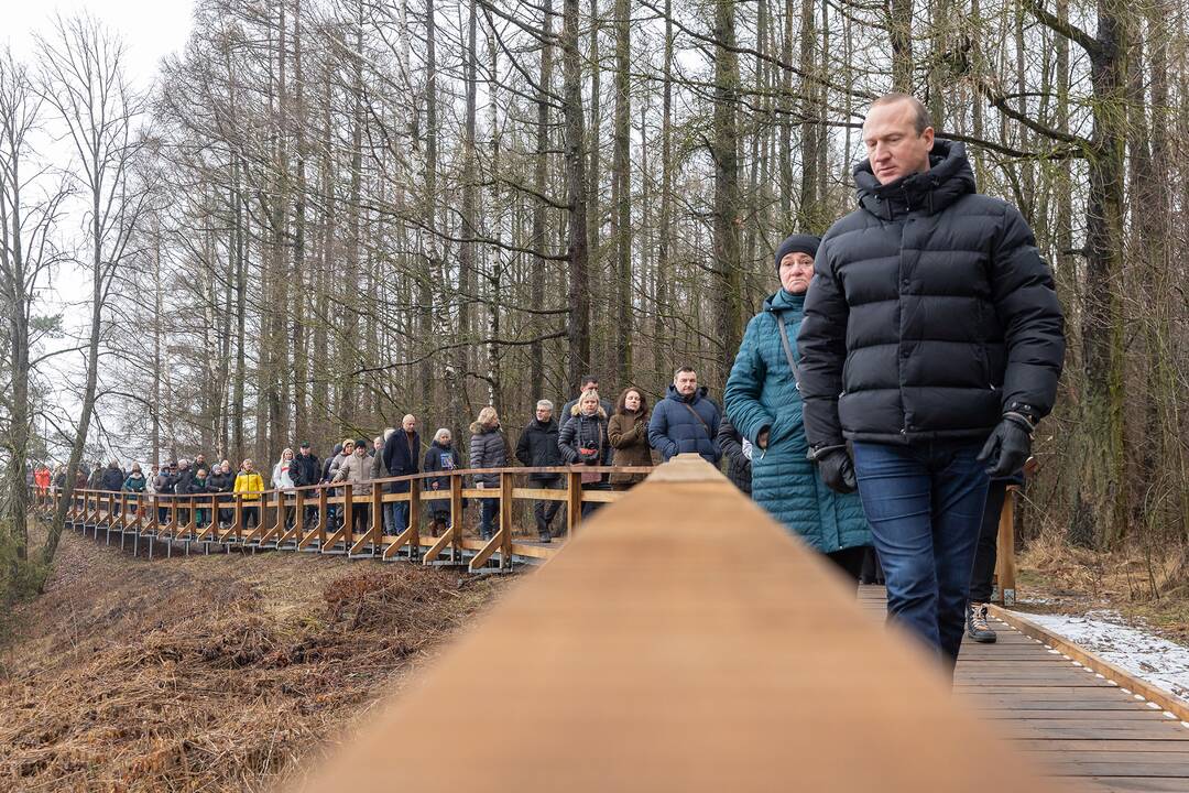 Kadagių slėnio pažintinio tako atidarymas 