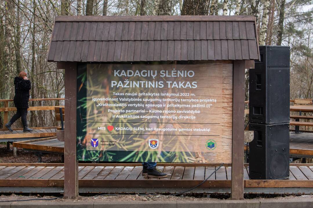 Kadagių slėnio pažintinio tako atidarymas 