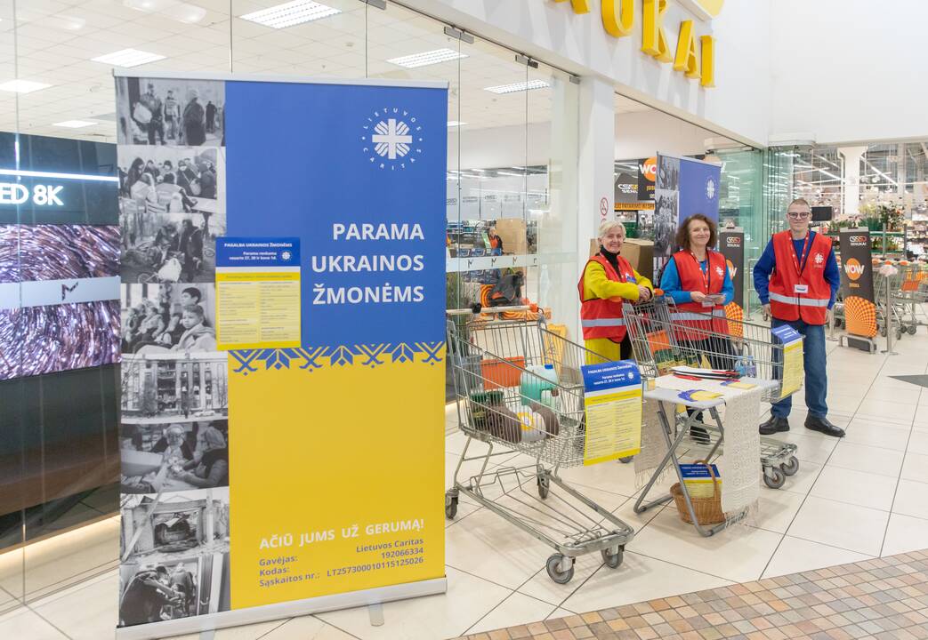 Kaune „Carito“ renkama parama Ukrainai