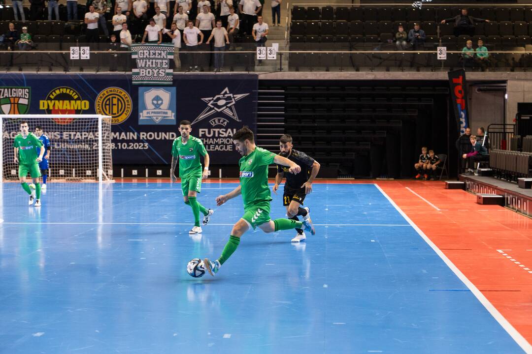 UEFA FUTSAL „Kauno Žalgirio“ ir „AEL“ ekipų dvikova