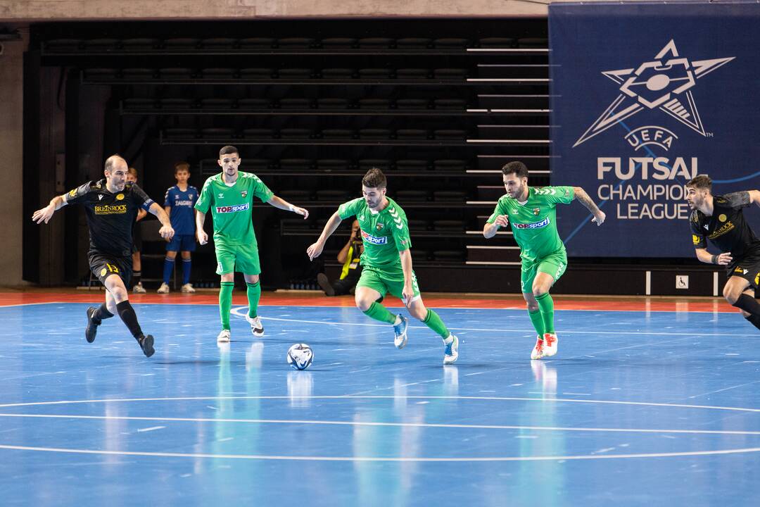 UEFA FUTSAL „Kauno Žalgirio“ ir „AEL“ ekipų dvikova