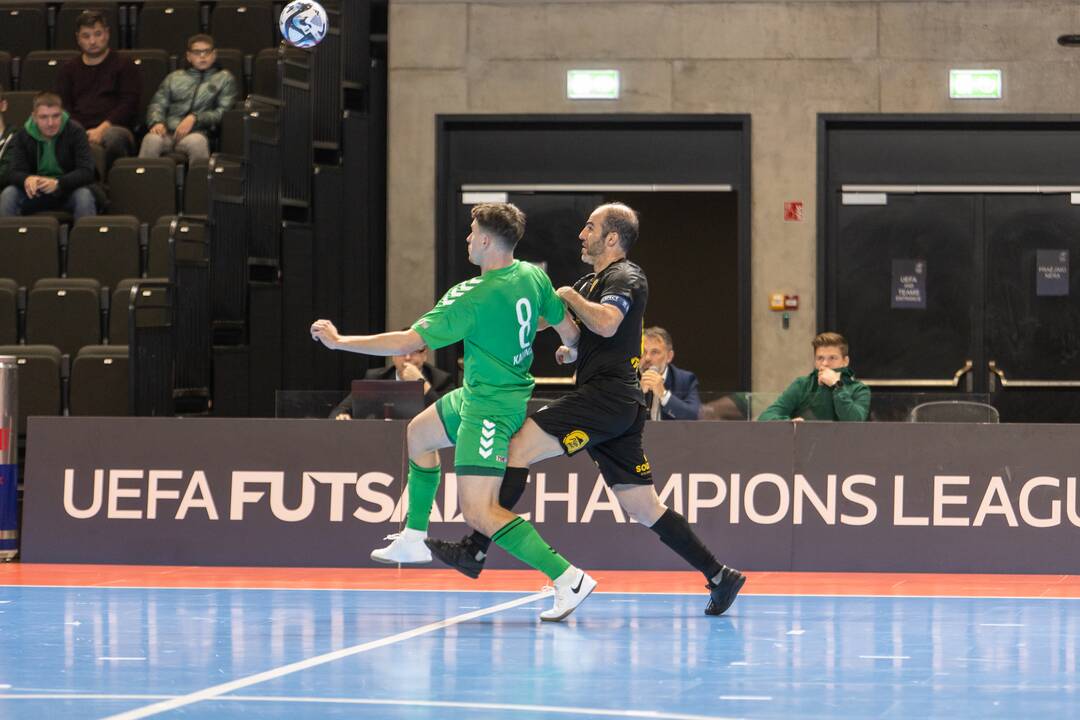 UEFA FUTSAL „Kauno Žalgirio“ ir „AEL“ ekipų dvikova