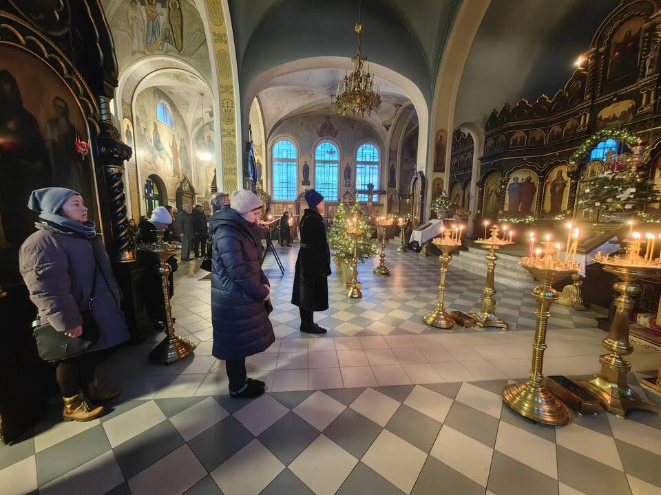 Kauno stačiatikiai pasitinka Kalėdas