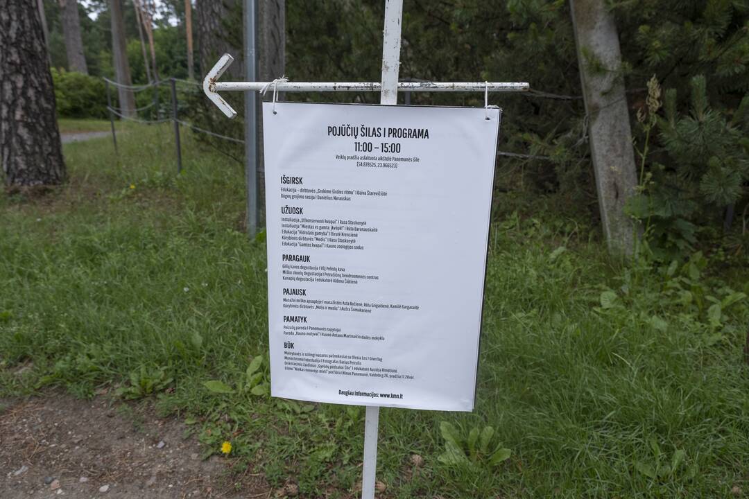 Į Panemunę sugrįžo festivalis "Pojūčių šilas"
