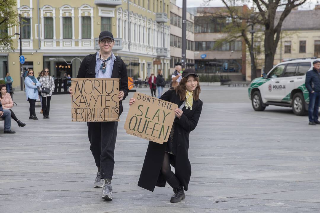 Gegužės 1-osios eisena Kaune