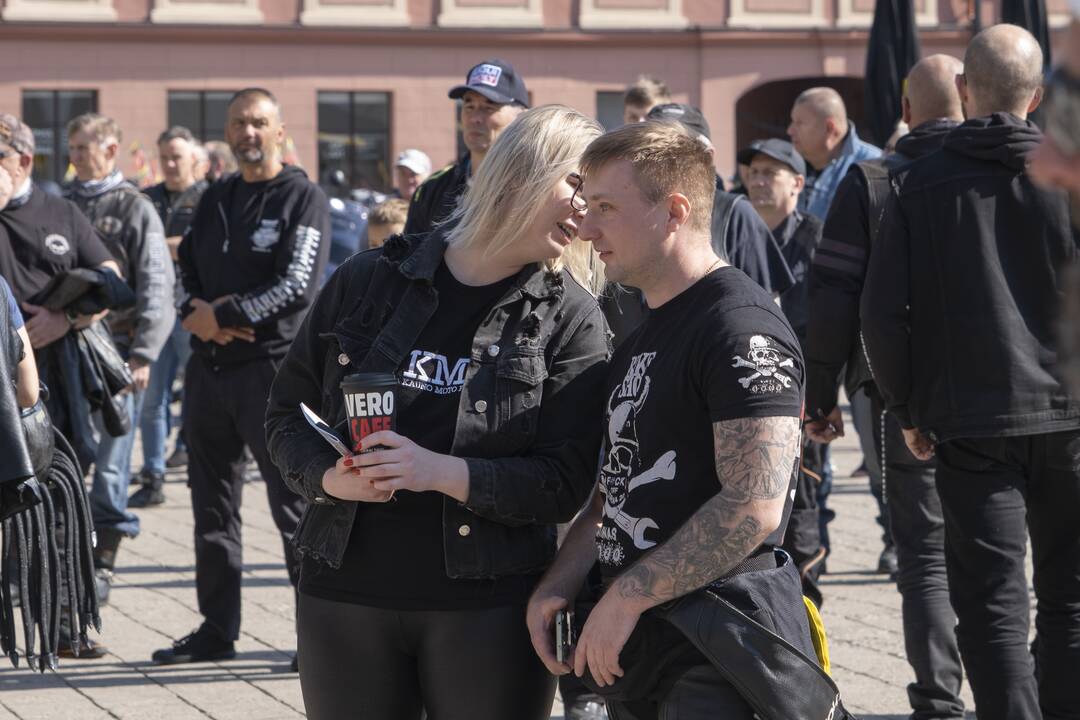 Kaune atidarytas baikerių sezonas