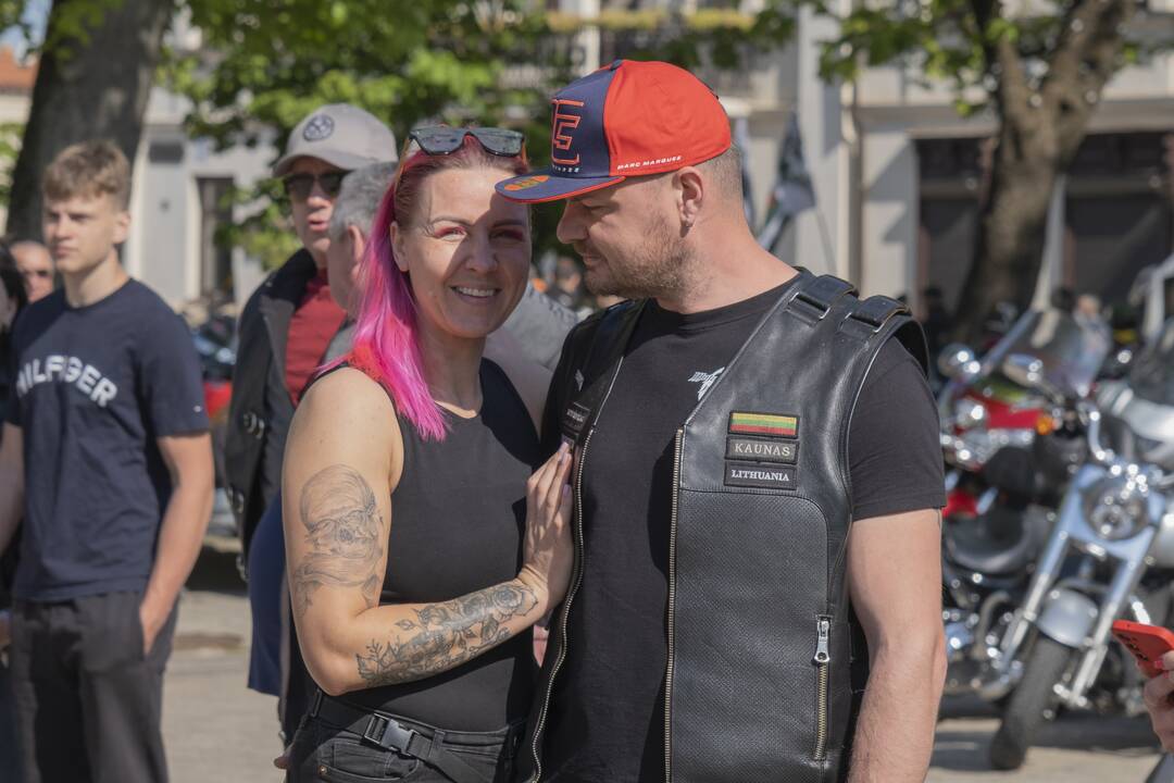 Kaune atidarytas baikerių sezonas