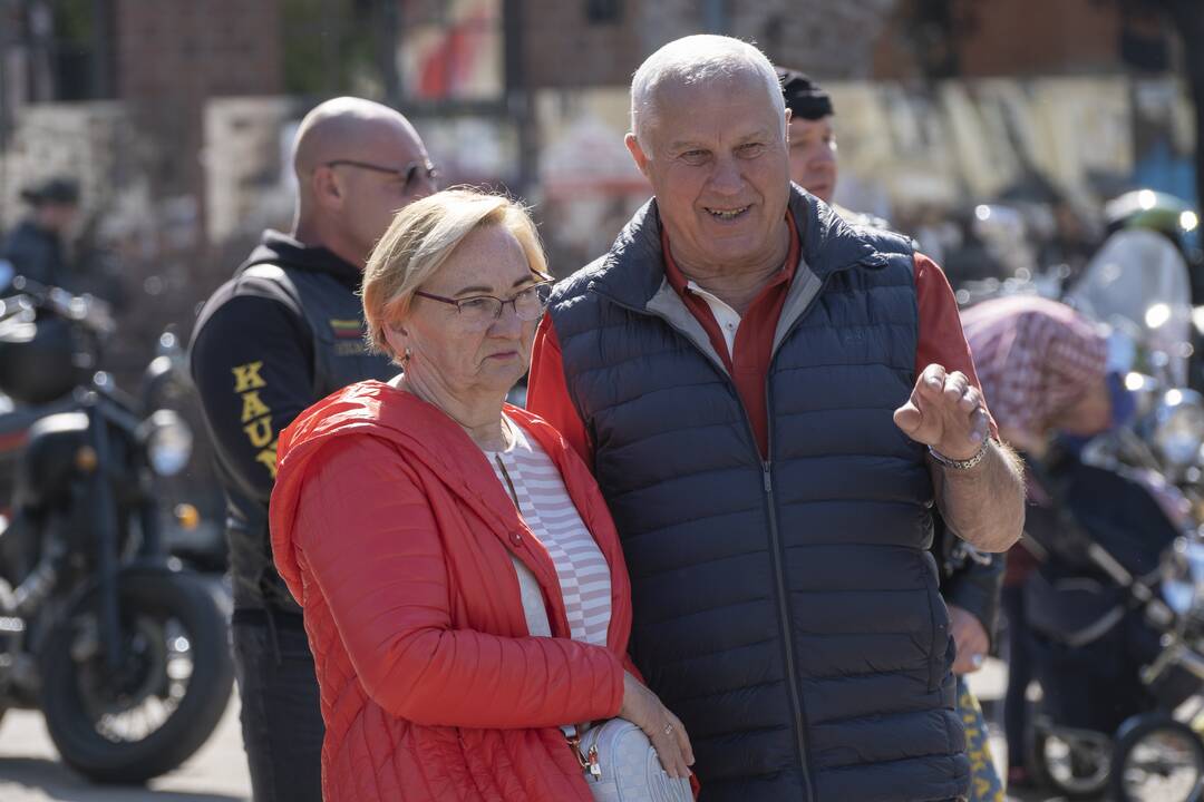 Kaune atidarytas baikerių sezonas