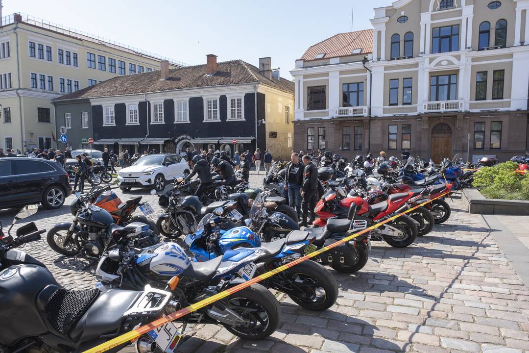 Kaune atidarytas baikerių sezonas
