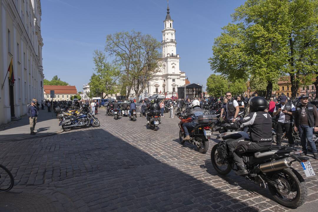 Kaune atidarytas baikerių sezonas