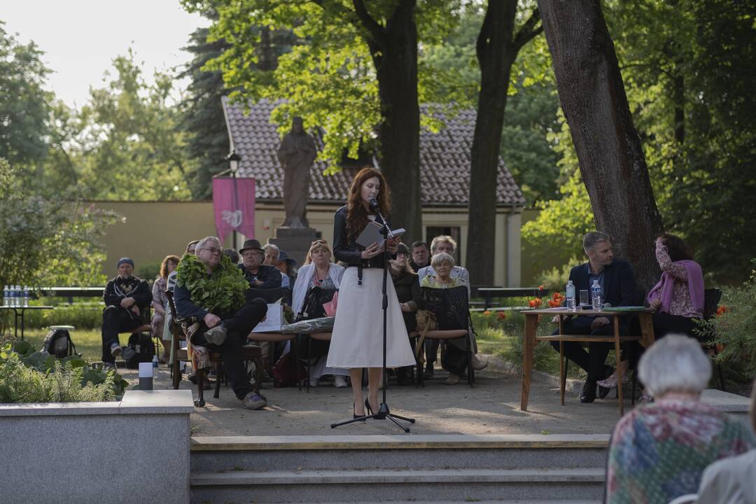 Kaune vainikuotas "Poezijos pavasario" laureatas