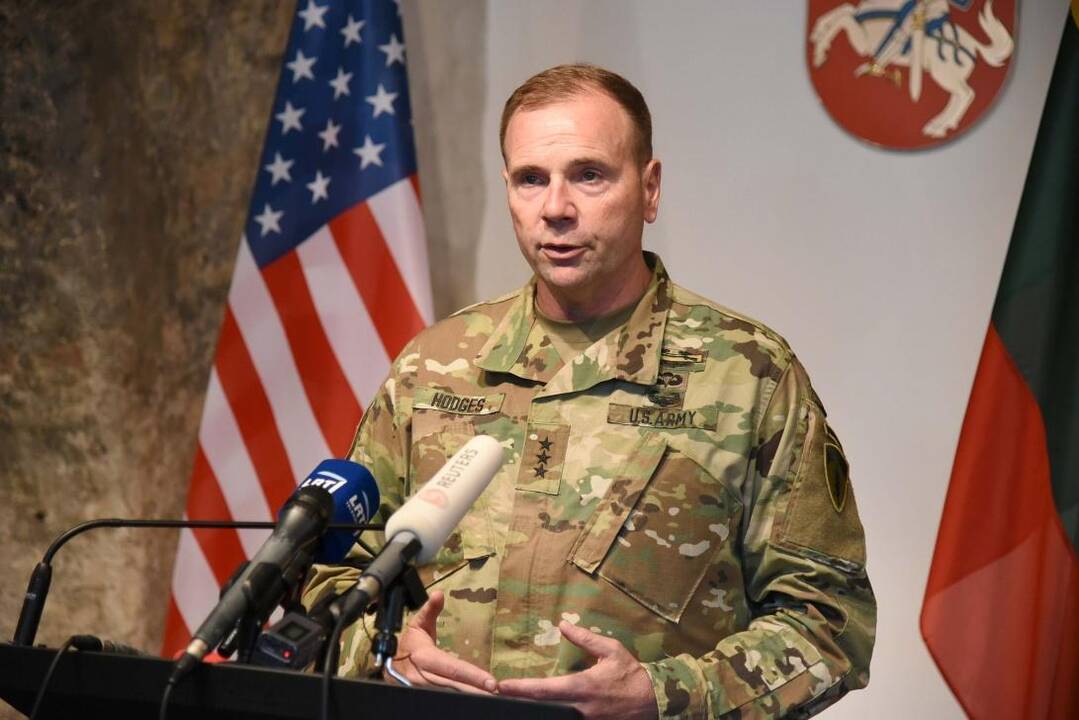 Hodgesas: pažadas, jog kiekvienas Lietuvos priešas taps ir Amerikos priešu, vis dar galioja