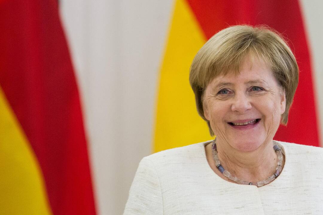 Į Lietuvą atvyko Vokietijos kanclerė A. Merkel