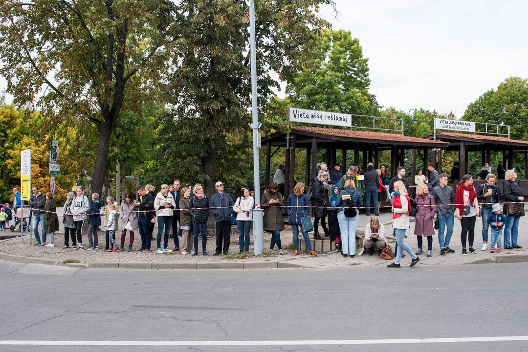 Popiežiaus kelionė iki Katedros aikštės