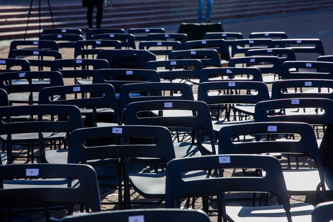 Aktorių protesto akcija prie Seimo