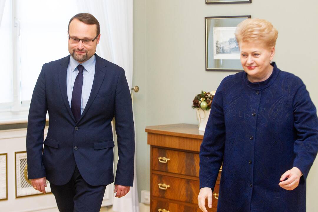 Prezidentė susitiko su kandidatu į kultūros ministrus