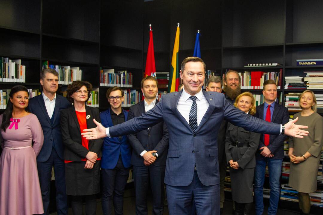 A. Zuokas pristatė savo komandą
