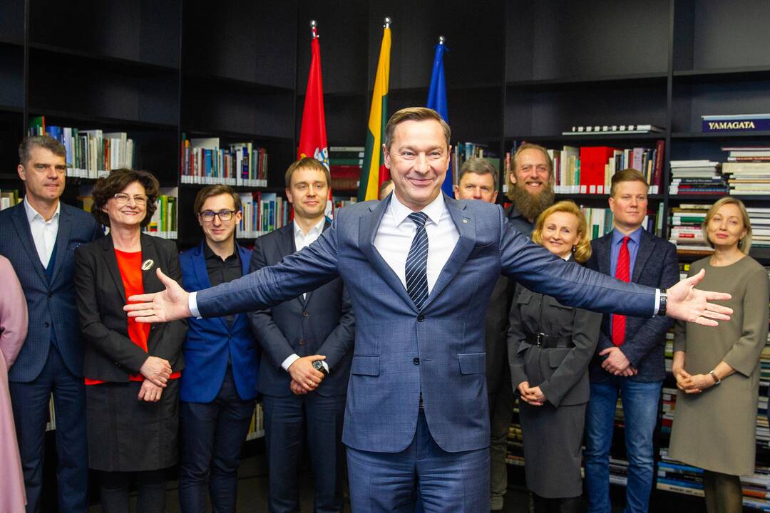 A. Zuokas pristatė savo komandą