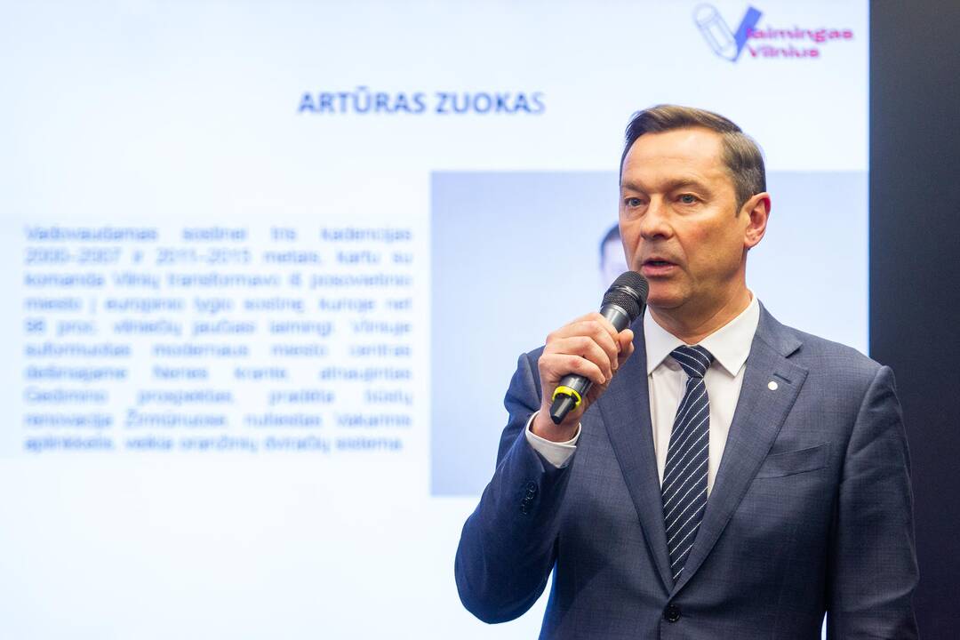 A. Zuokas pristatė savo komandą