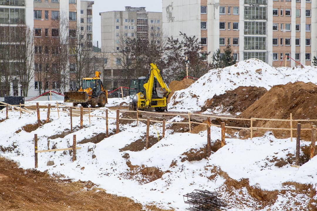 Vilniuje statoma nauja mokykla