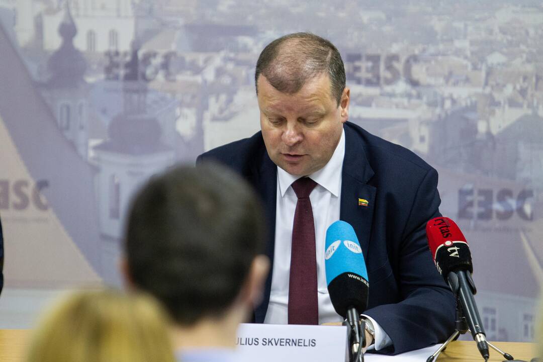 S. Skvernelis: susitikdama su V. Putinu Estijos vadovė gina estų interesus