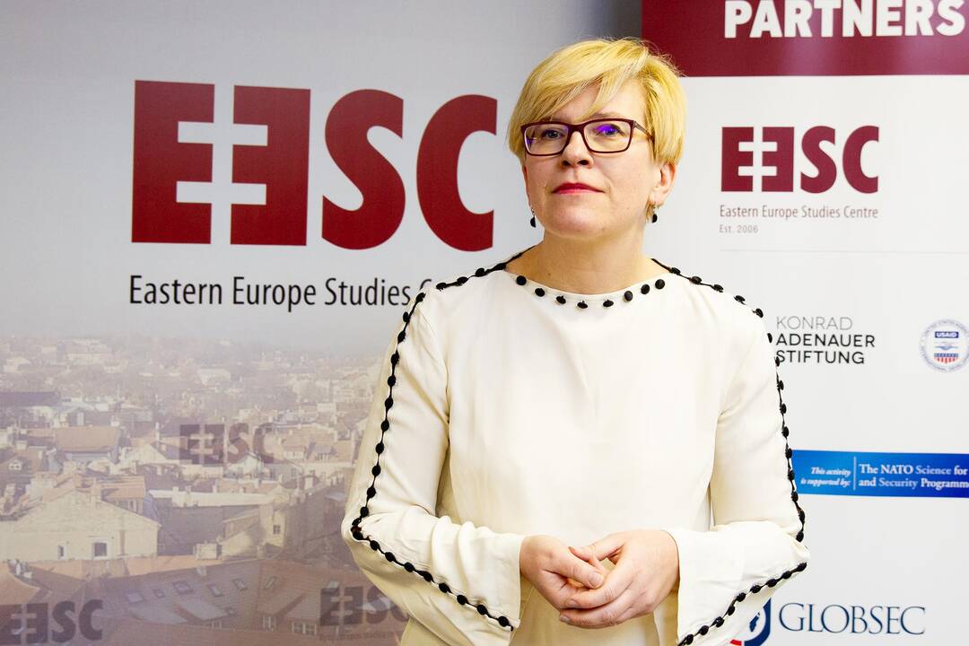 I. Šimonytė pristatė užsienio politikos viziją