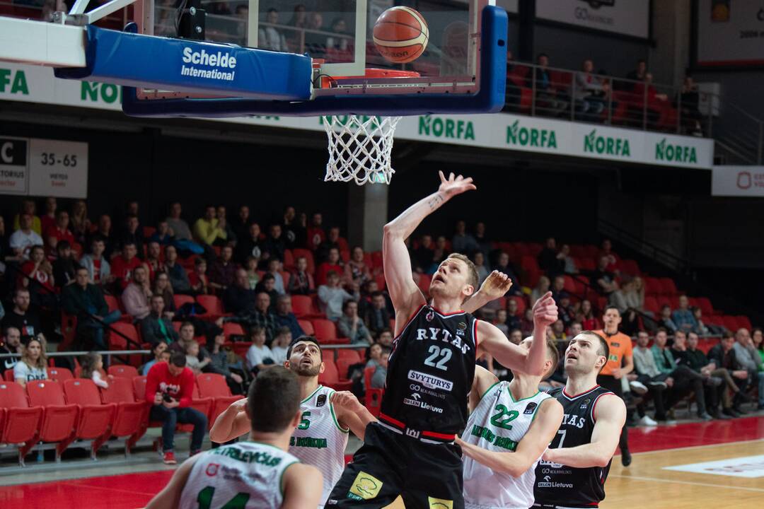 LKL kovos: „Rytas“ – „Dzūkija“ 92:69