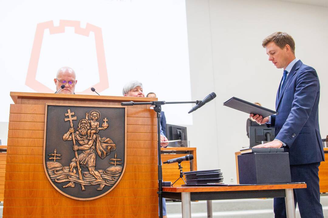 Prisiekė nauja sostinės taryba