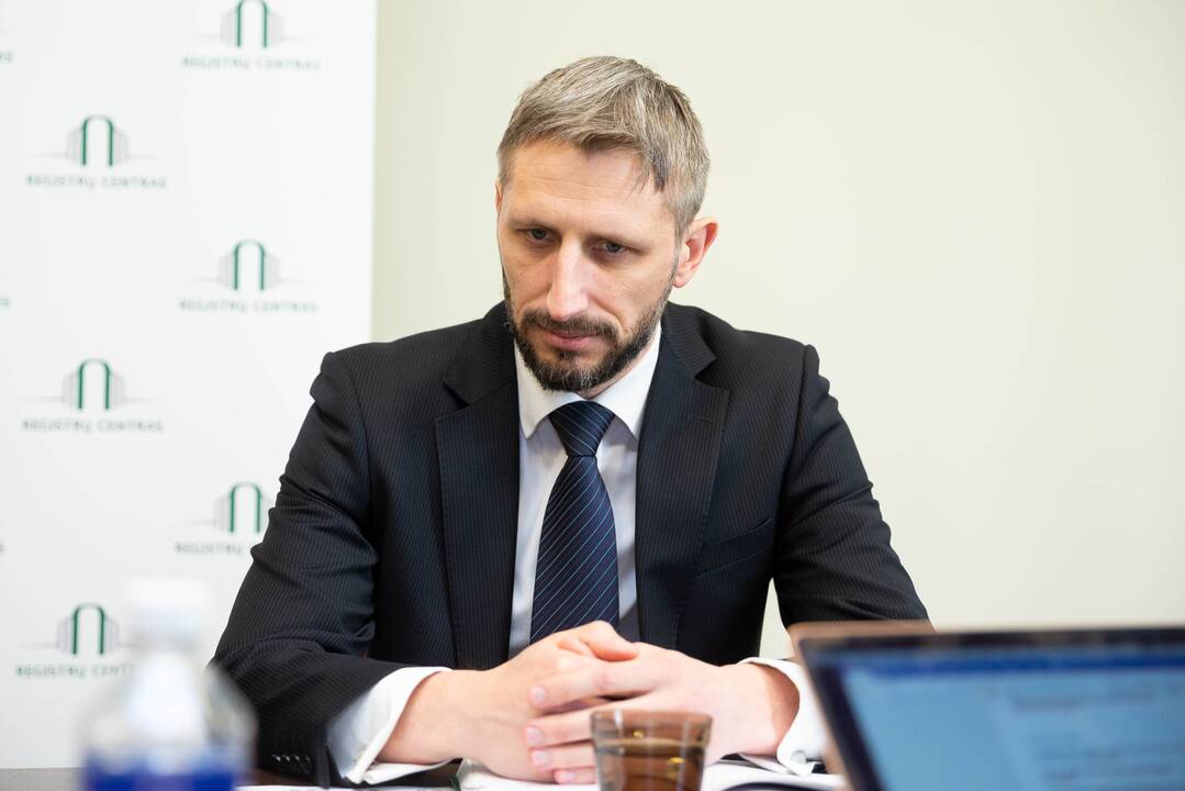 Registrų centrui pradeda vadovauti A. Jusas