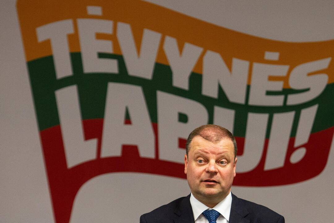 Andrius Tapinas (iš kairės), Saulius Skvernelis, Edmundas Jakilaitis