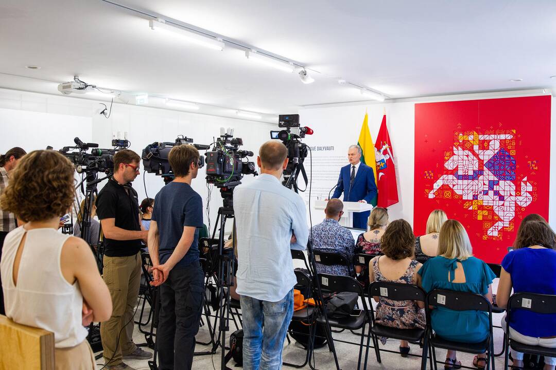 G. Nausėdos spaudos konferencija