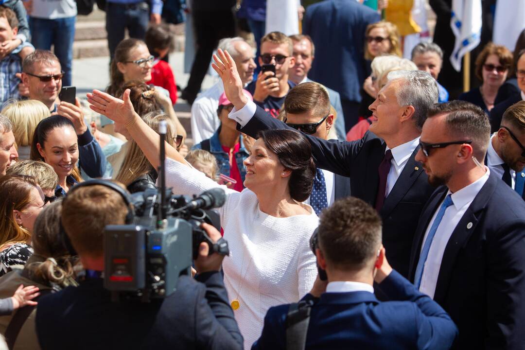 Miestų ir miestelių vėliavų pagerbimo ceremonija