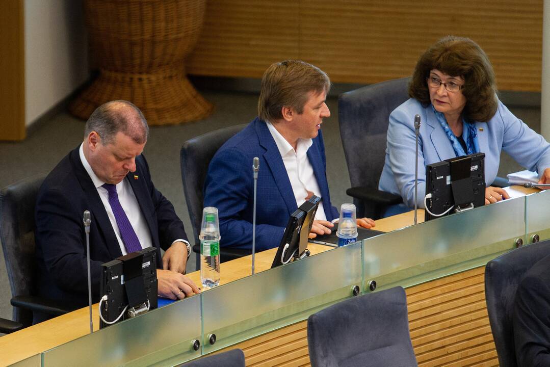 R. Baškienė R. Karbauskio metamus kaltinimus R. Masiuliui vertina kritiškai