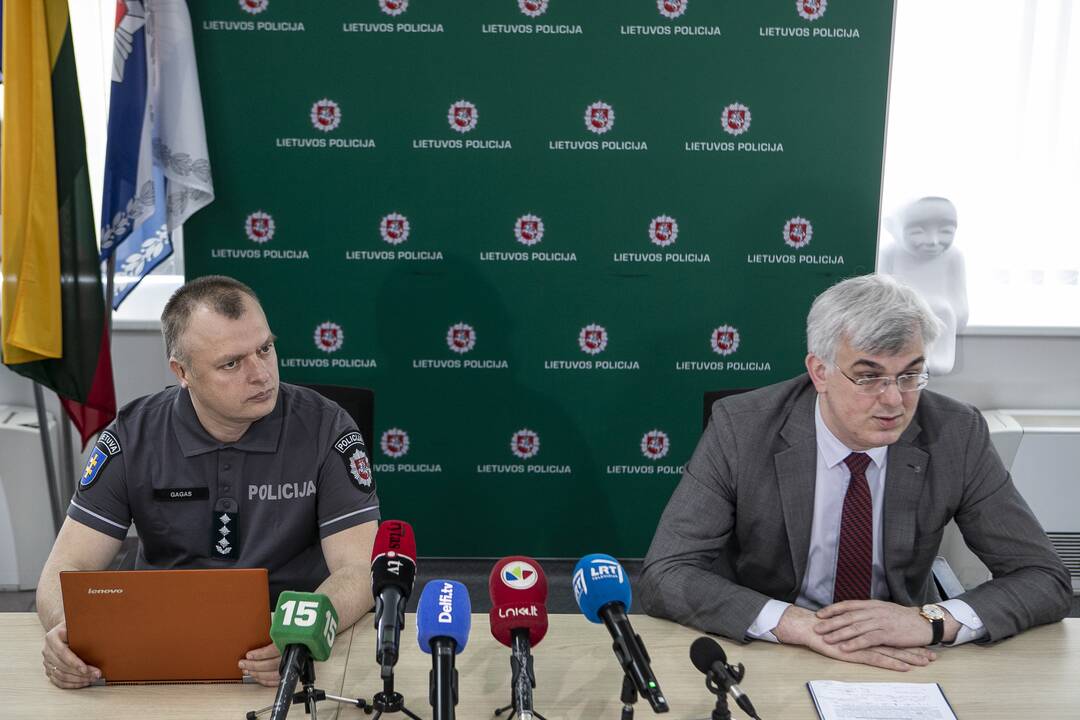 Policijos spaudos konferencija