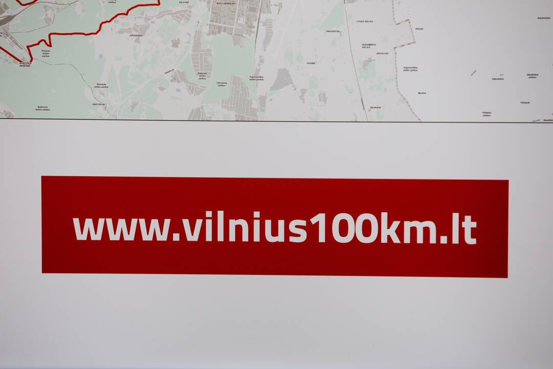 Pristatyta 100 km trasa aplink Vilnių