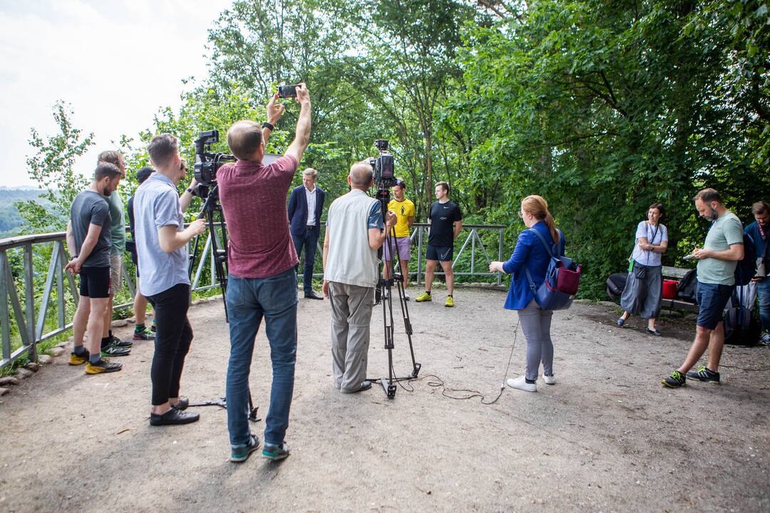 Pristatyta 100 km trasa aplink Vilnių