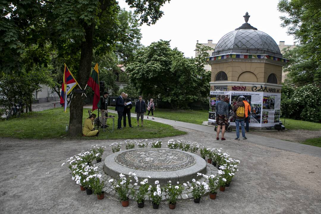 Tibeto skvero Užupyje 10-mečio minėjimas