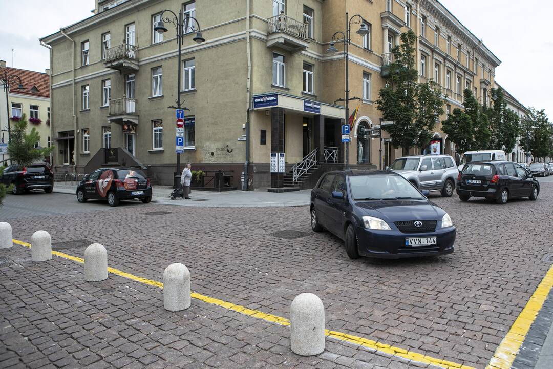 Vilniaus senamiestyje įvestas kilpinis eismas