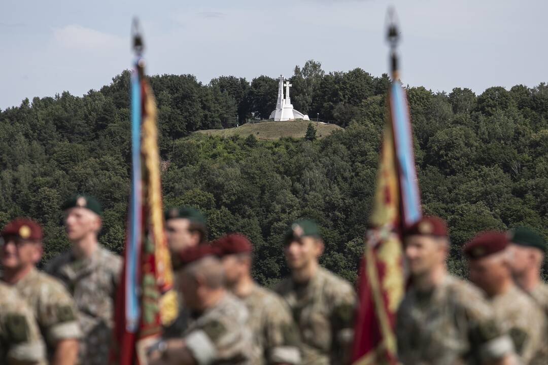 Žalgirio mūšio metinių minėjimas prie Vilniaus bastėjos