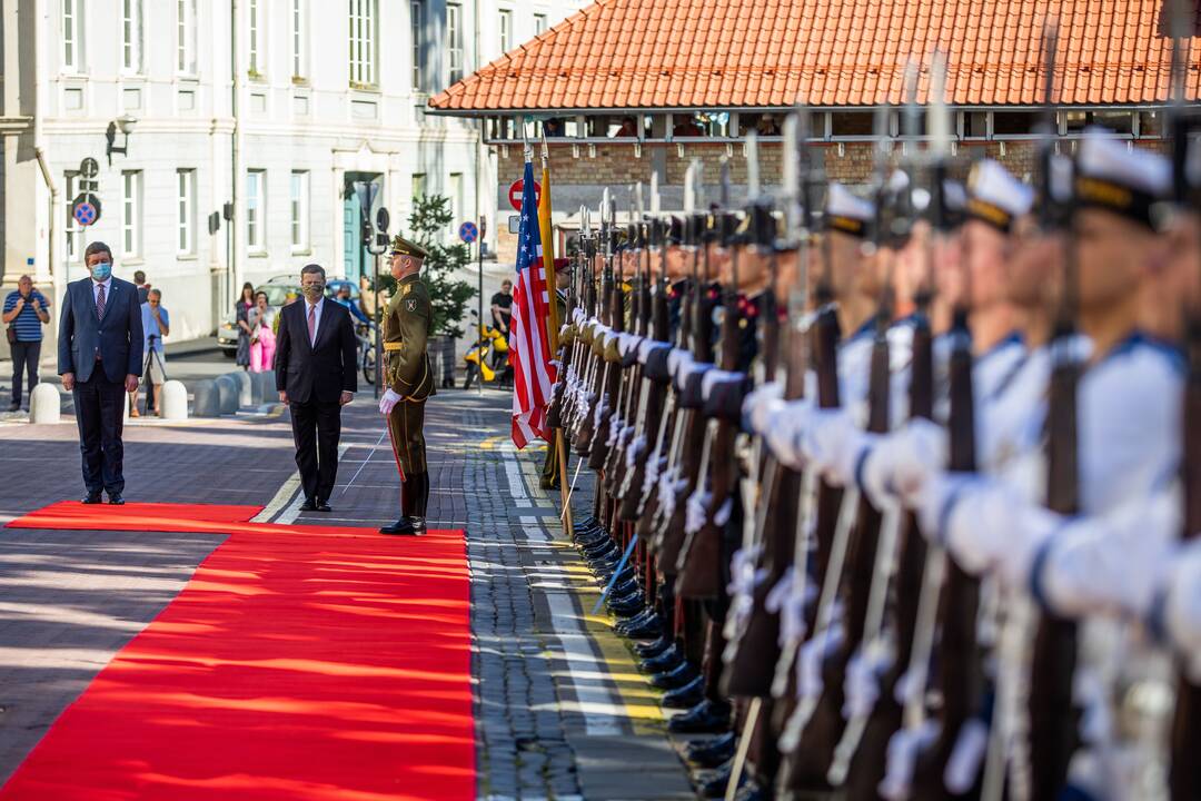 JAV kariuomenės sekretoriaus sutikimo ceremonija