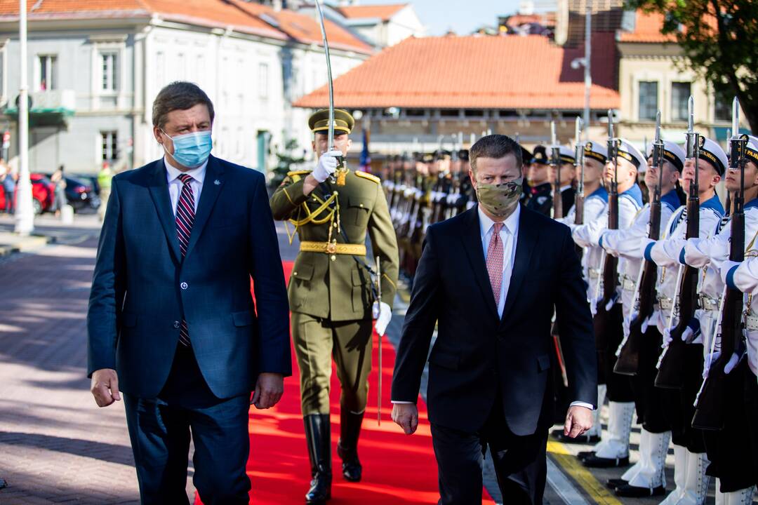 JAV kariuomenės sekretoriaus sutikimo ceremonija