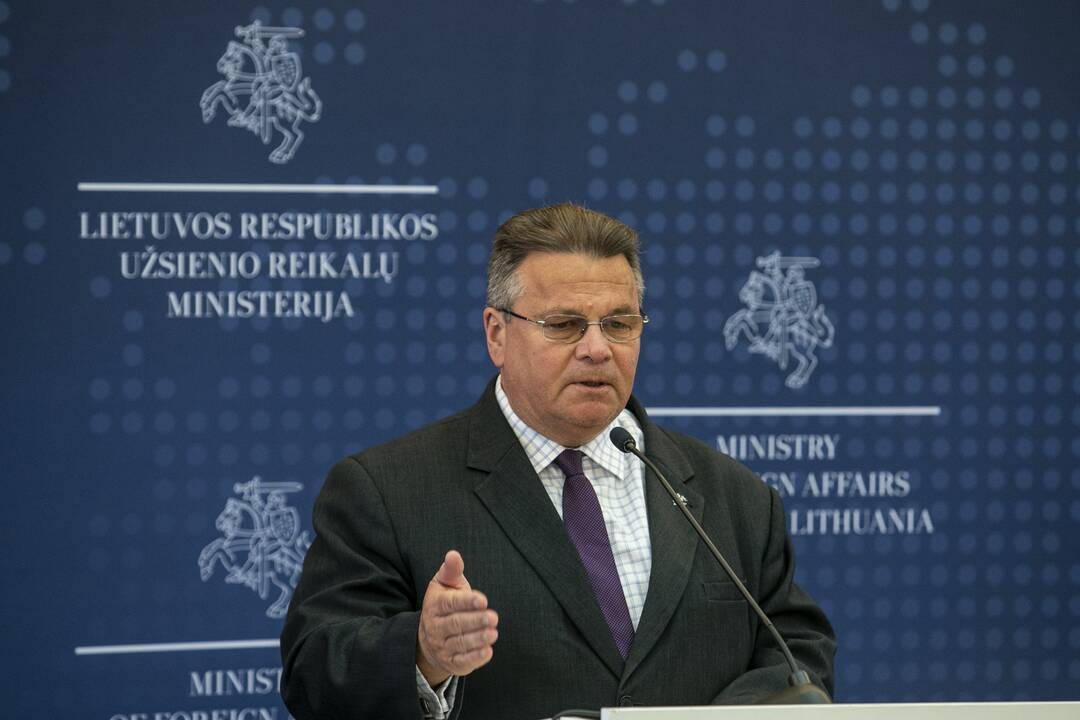 L. Linkevičiaus spaudos konferencija