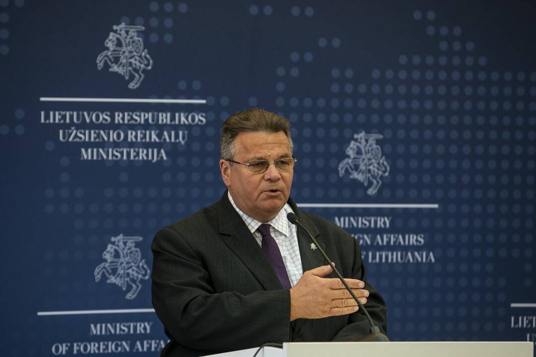 L. Linkevičiaus spaudos konferencija